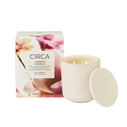 CIRCA-Jasmine & Magnolia Scented Soy Candle 300g 
