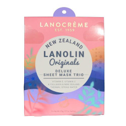 Lanocreme-Lanolin Originals Deluxe Sheet Mask Trio 3 x 20g