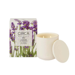 CIRCA-Lavender & Geranium Soy Candle 300g