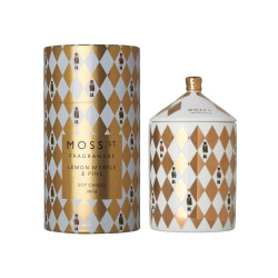 Moss St. Fragrances-Christmas Lemon Myrtle & Pine Ceramic Candle 360g