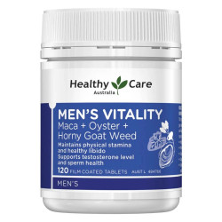Healthy Care-Men's Vitality Maca + Oyster + Horny Goat Weed 120 Tablets