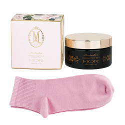 MOR-Marshmallow Overnight Foot Balm With Sockettes