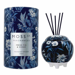 Moss St. Fragrances-Fresh Fig & Cedar Ceramic Diffuser 350ml