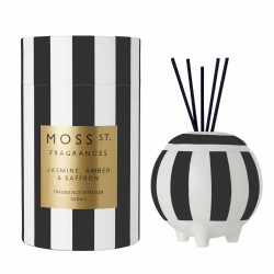 Moss St. Fragrances-Jasmine, Amber & Saffron Ceramic Diffuser 350ml