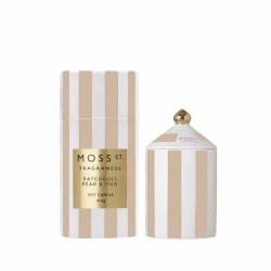 Moss St. Fragrances-Patchouli, Pear & Oud Ceramic Candle 100g