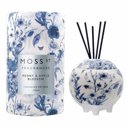 Moss St. Fragrances-Peony & Apple Blossom Ceramic Diffuser 350ml