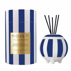 Moss St. Fragrances-Sandalwood & Spiced Mandarin Ceramic Diffuser 350ml