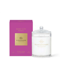 Glasshouse Fragrances-Music City Magic 380g Soy Candle