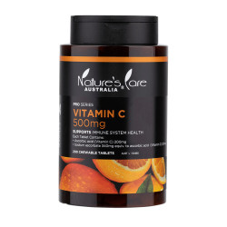 Nature's Care-Vitamin C 500mg 200 Chewable Tablets