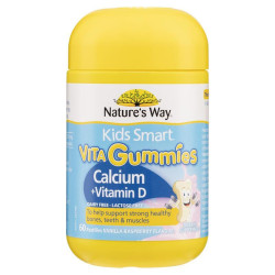 Nature's Way-Kids Smart Vita Gummies Calcium + Vit D 60 Pastilles 
