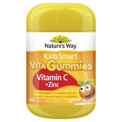 Nature's Way- Kids Smart Vita Gummies Vitamin C + Zinc 60 Pastilles