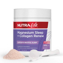 Nutralife-Magnesium Sleep + Collagen Renew Natural Berry Flavoured Powder 250g