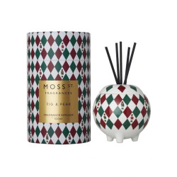 Moss St. Fragrances-Christmas Fig & Pear Ceramic Mini Diffuser 100ml