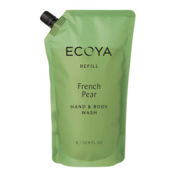 Ecoya-French Pear Hand & Body Wash Refill 1L
