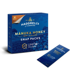 Haddrell's-UMF™ 16+ Mānuka Honey Snap Packs 10 x 8g