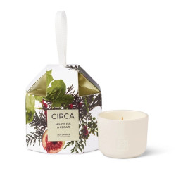 CIRCA-Christmas White Fig & Cedar Soy Candle 70g