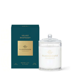 Glasshouse Fragrances-Velvet Rhapsody 380g Soy Candle