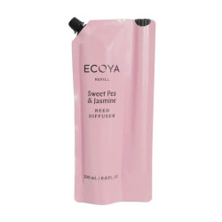 Ecoya-Sweet Pea & Jasmine Reed Diffuser Refill 200ml