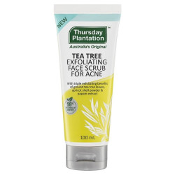 Thursday Plantation-Tea Tree Exfoliating Face Scrub for Acne 100ml 