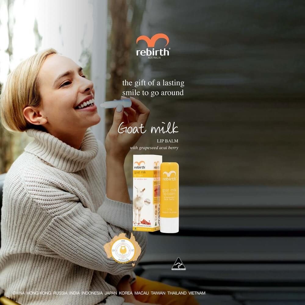 リバース ヤギミルク リップバーム 敏感肌用 3.7g | ナトニック