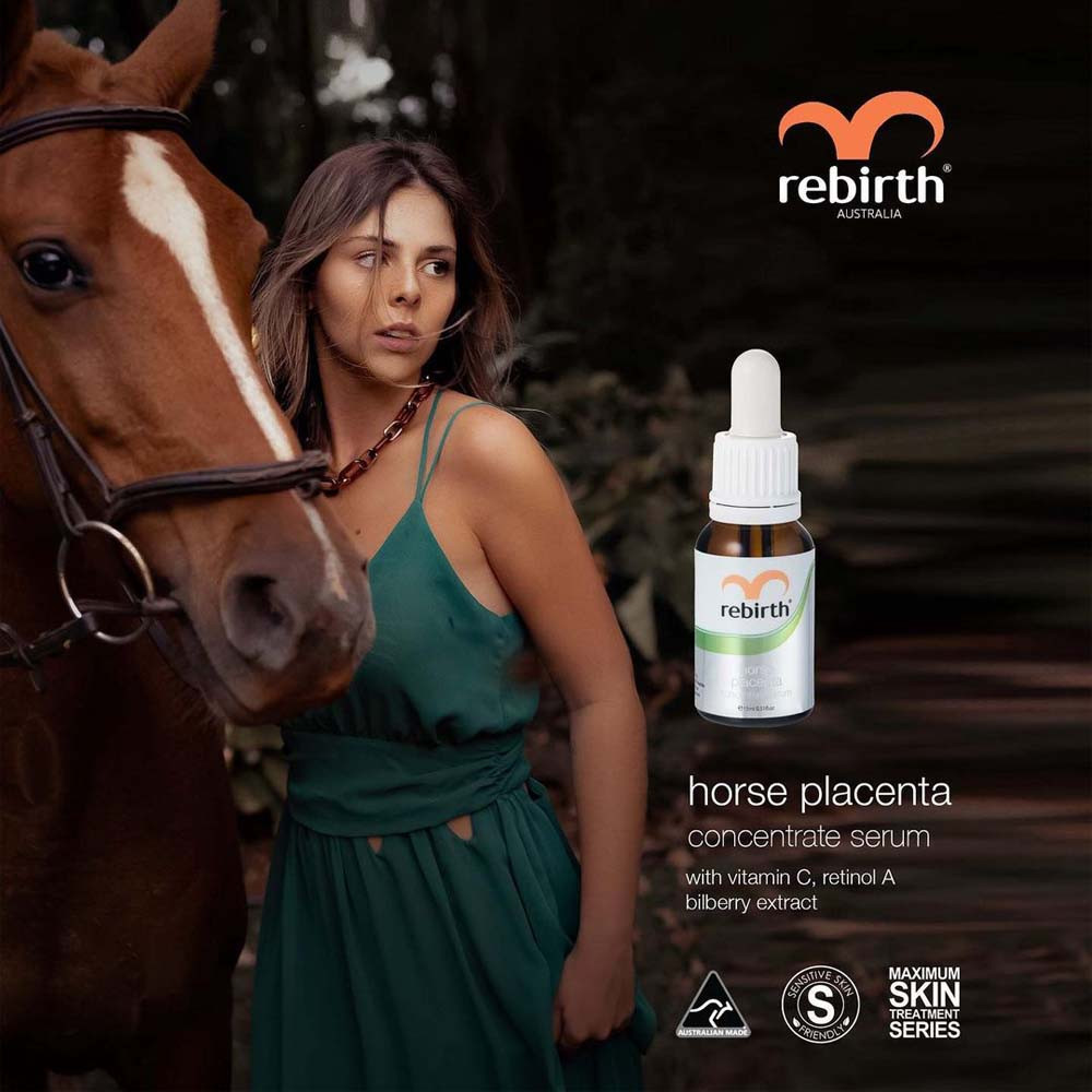 Rebirth プラセンタ コンセントレート スキンセラム 25ml 2本セット リバース ホースプラセンタ コンセントレートセラム 15ml | ナトニック