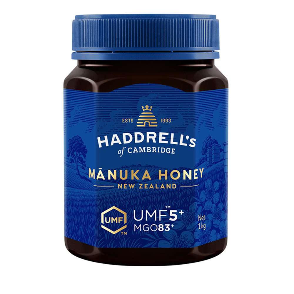 Haddrell's-UMF™ 5+ マヌカハニー 大容量1kg MGO 83+ haddrell_s-umf-5_-manuka-honey