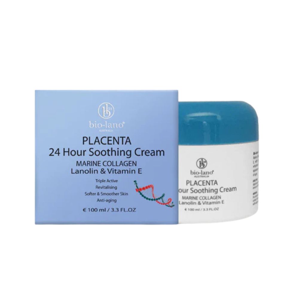 プラセンタ 24時間保湿クリーム コラーゲン ラノリン＆ビタミンE 100ml
