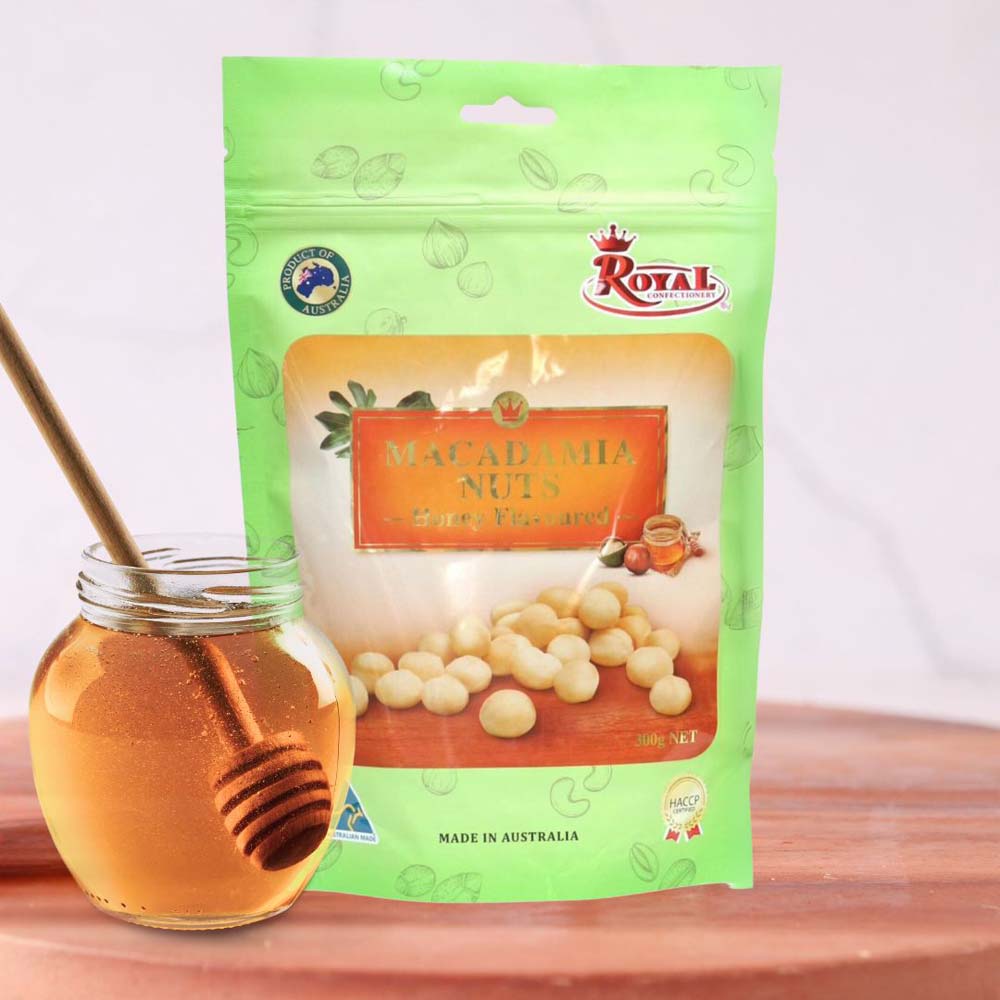 Royal Confectionery Macadamia Nut Honey & Roasted 300g | Natonic