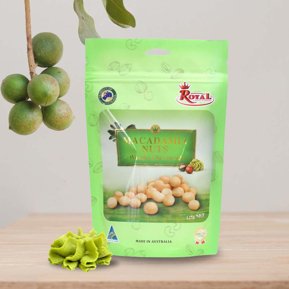 ロイヤル・コンフェクショナリー マカダミアナッツ わさび＆ロースト