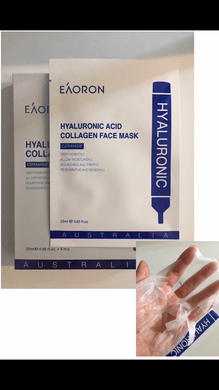 Eaoron Hyaluronic Acid Glutathione Face Mask 5x25ml I Natonic Eaoron Hyaluronic Acid Glutathione Face Mask 5x25ml I Natonic