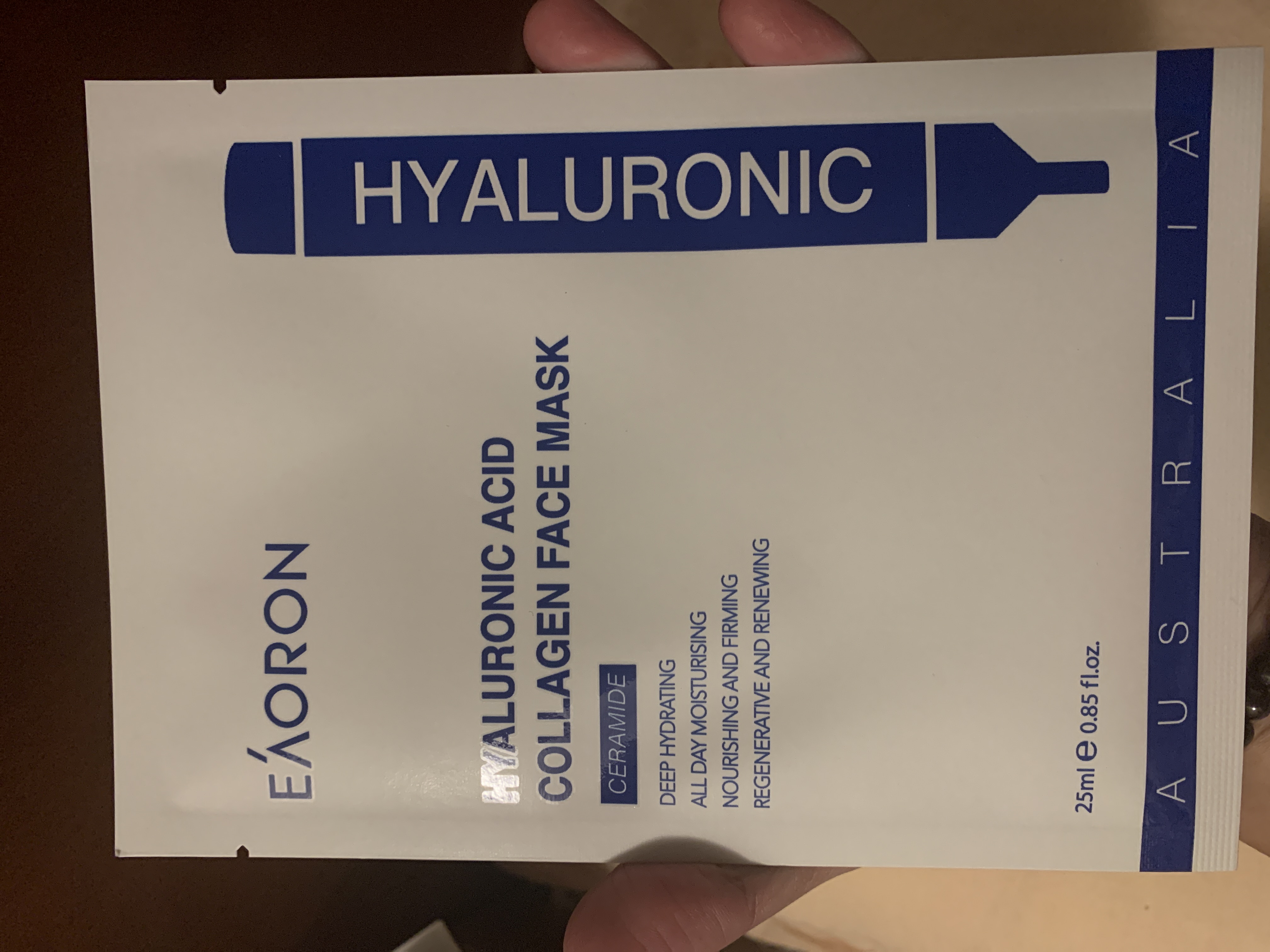 Eaoron Hyaluronic Acid Glutathione Face Mask 5x25ml I Natonic